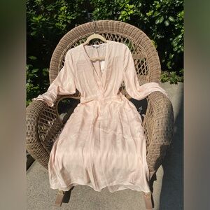 Vince Light Peach Maxi Dress.